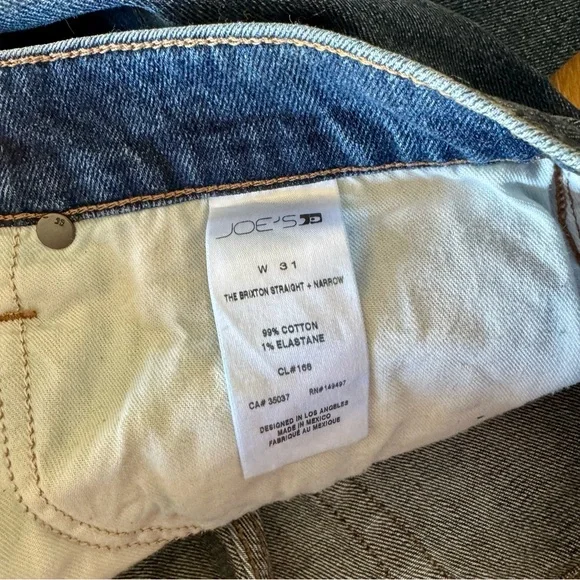 EUC Joe’s Jeans Brixton straight & narrow men’s jeans 31 - Picture 8 of 11